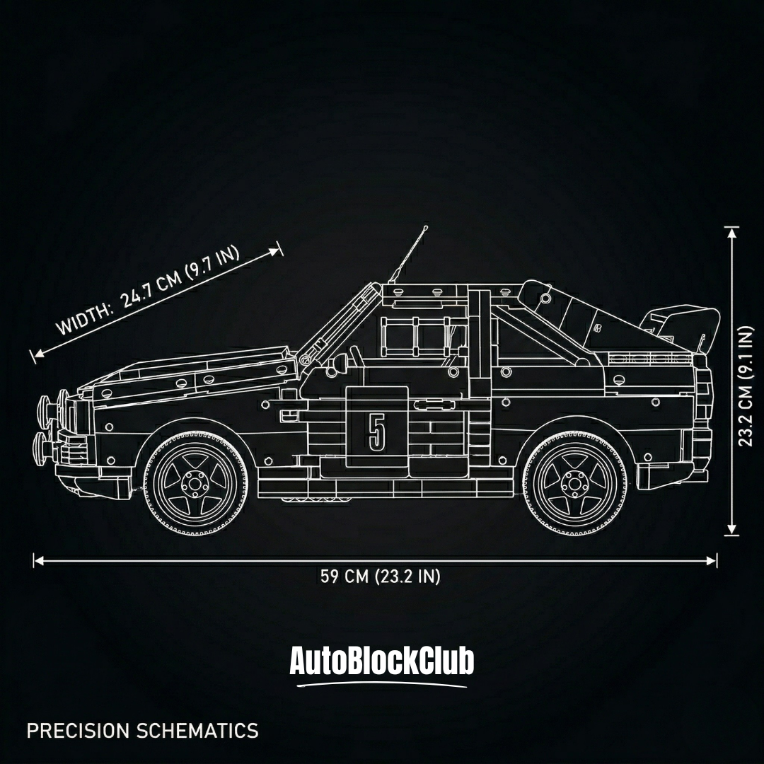 SPORT QUATTRO Legend Rally Car | 3887 pcs