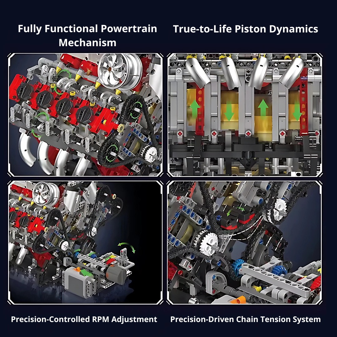 Italian V8 Twin Turbo - 2700 PCS