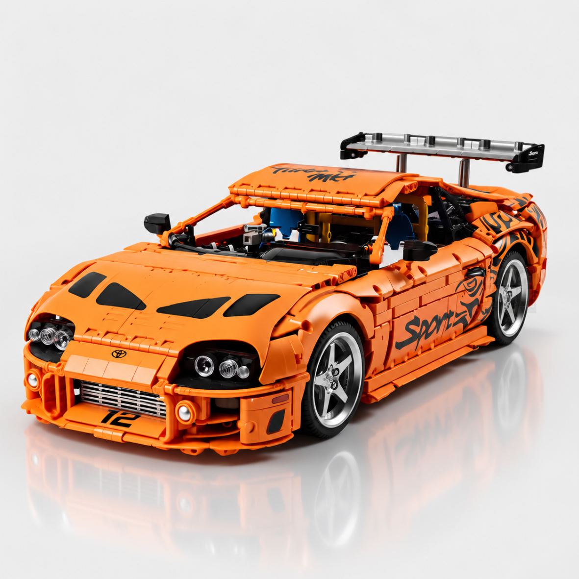 Toyota Supra A80 2JZ 1:8 | 4.508pcs