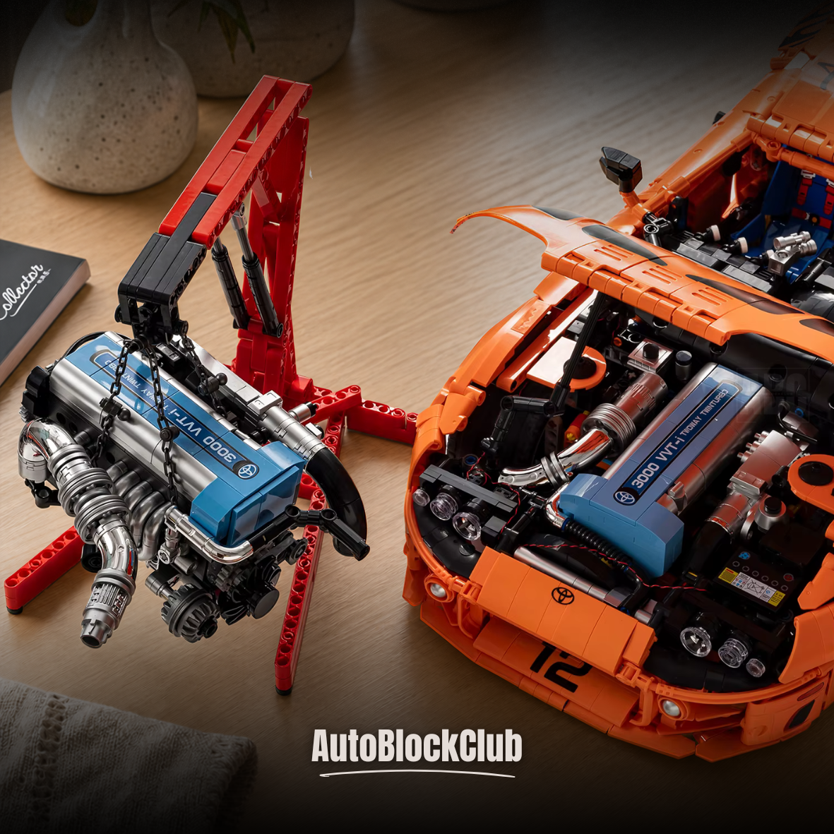 Toyota Supra A80 2JZ 1:8 | 4.508pcs