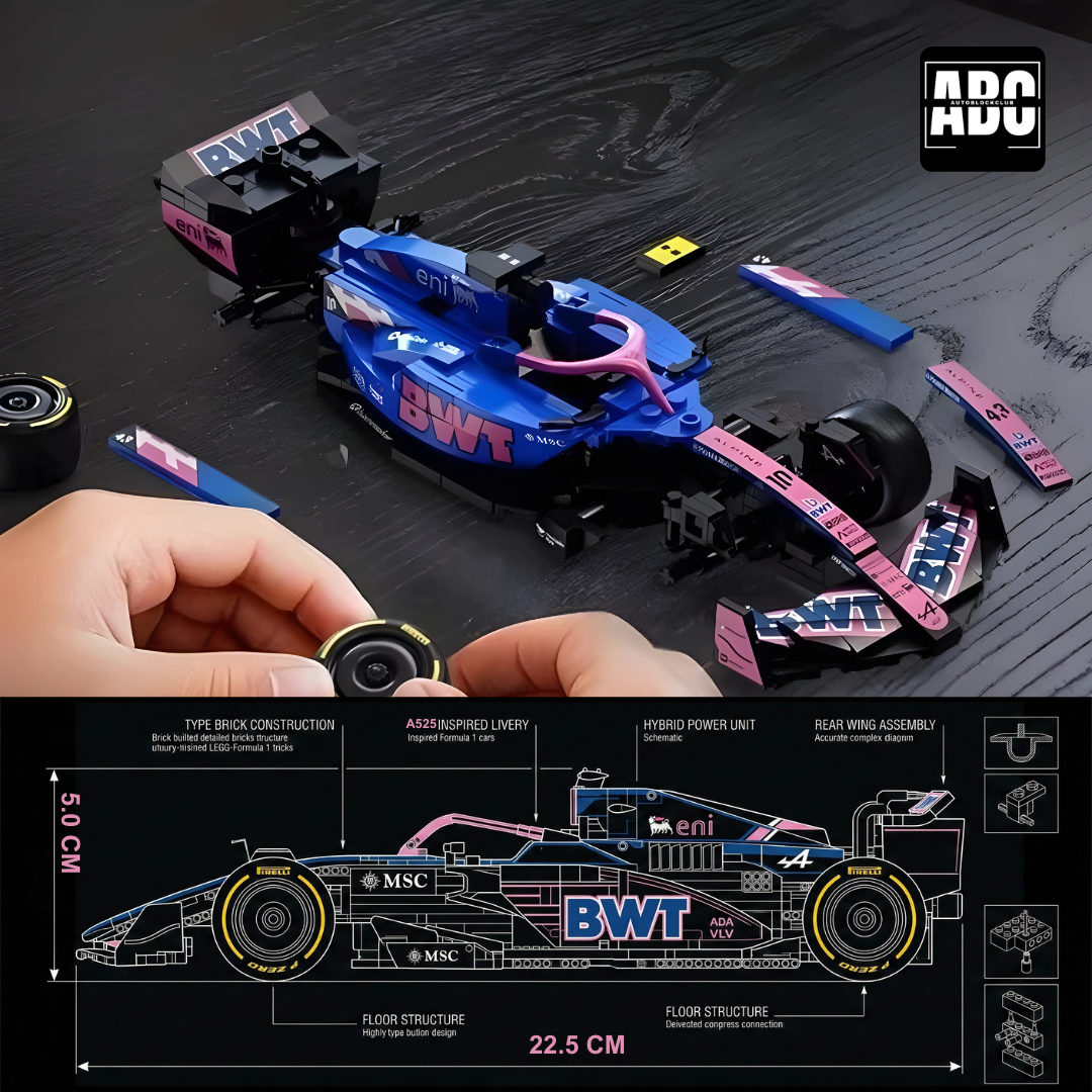 BWT Alpine Formula Racing Car