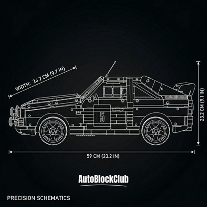 SPORT QUATTRO Legend Rally Car | 3887 pcs