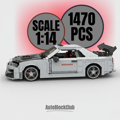 Godzilla R34 Japanese Sport Coupé | 1470pcs