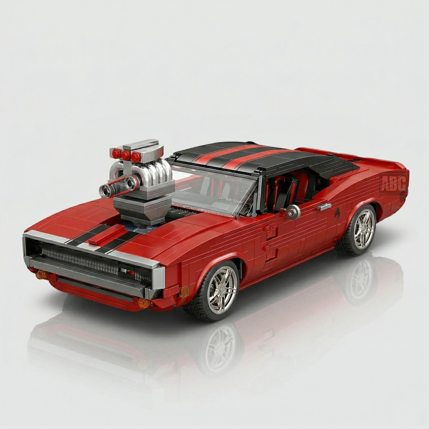 American V8 Legend Drag Monster | 1869pcs