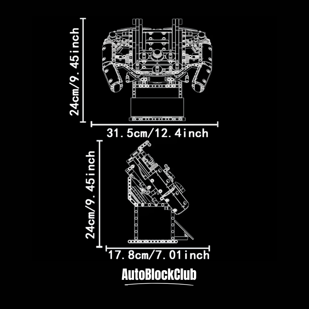 Grand Prix Formula Race Steering Wheel · 1:1