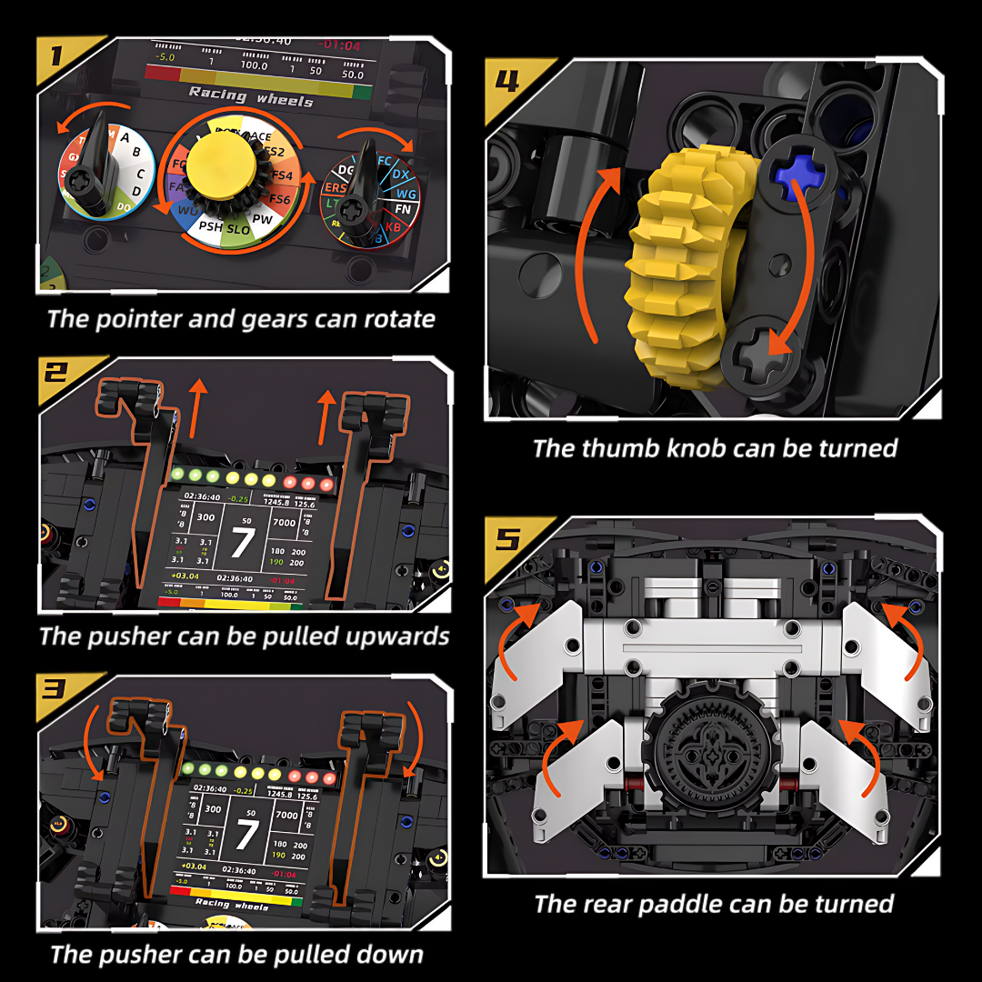 Grand Prix Formula Race Steering Wheel · 1:1
