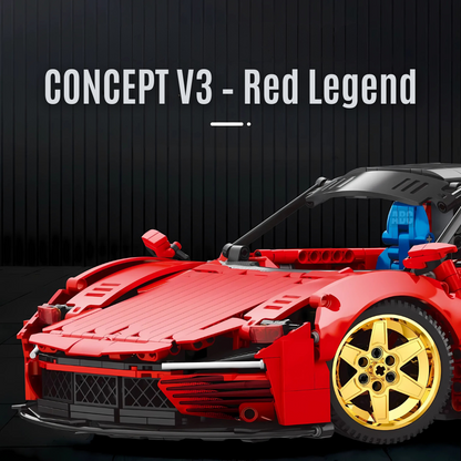 CONCEPT V3 Red Legend Italian Hypercar | 1958pcs